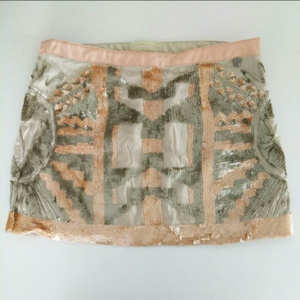 GUESS Sequined Mini Skirt